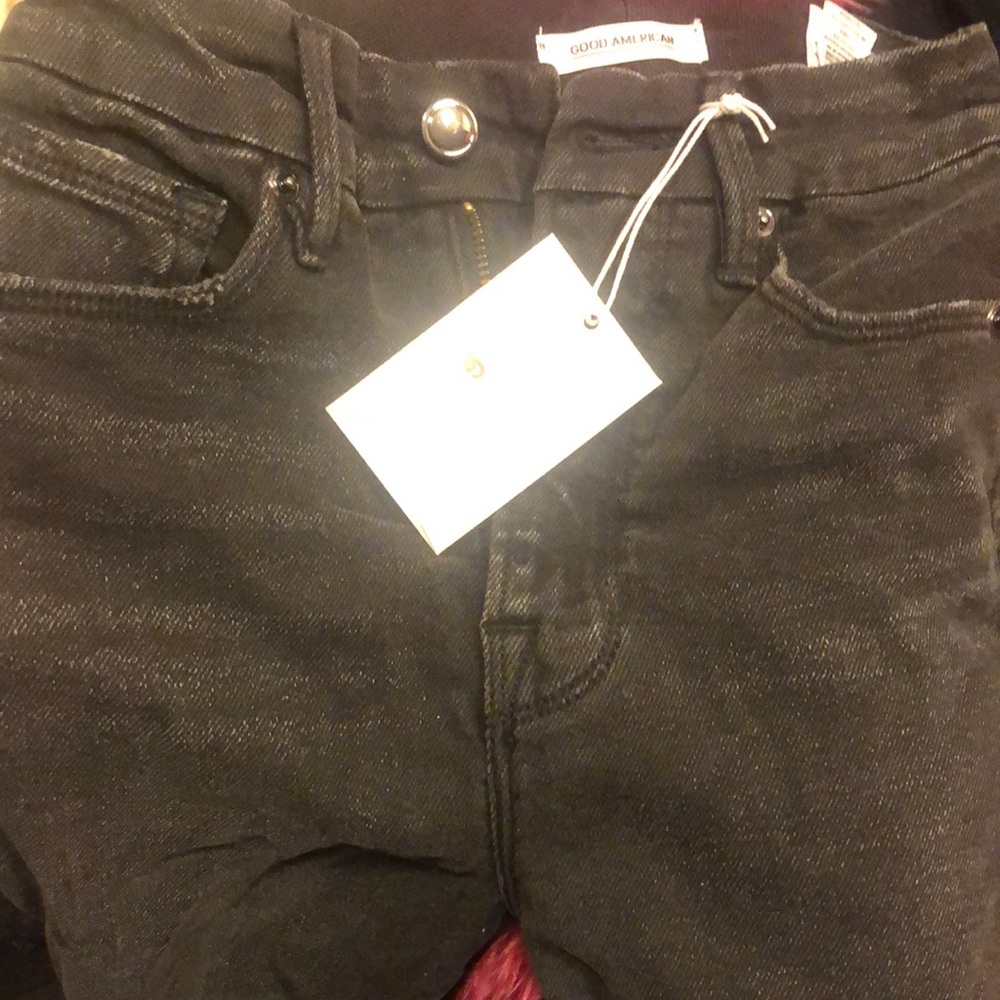 Good American black jeans denim 24